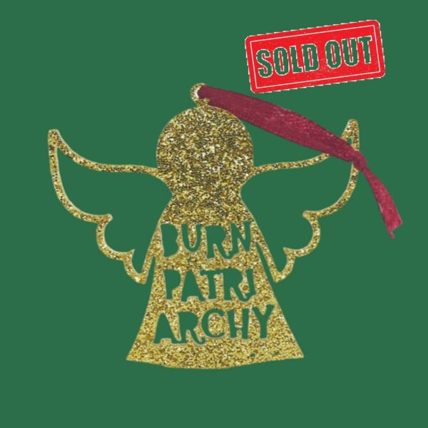 Christbaumschmuck: Burn Patriarchy