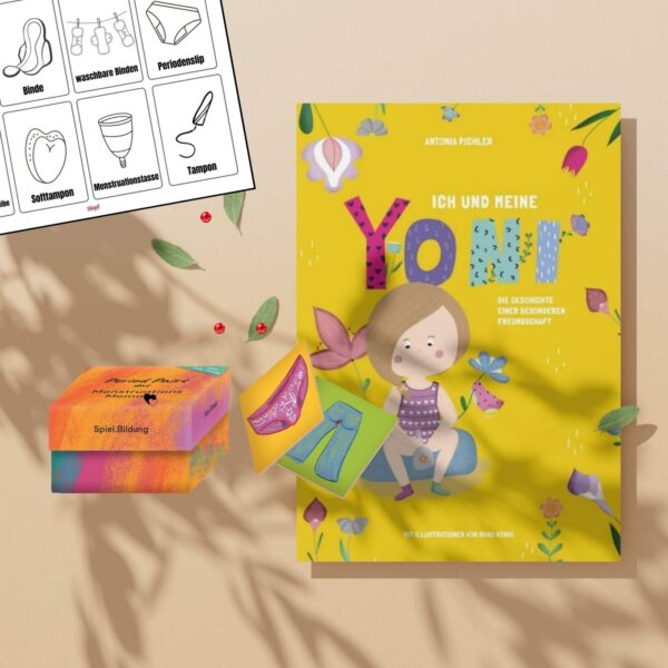 Periodenaufklärung . Set für Kinder