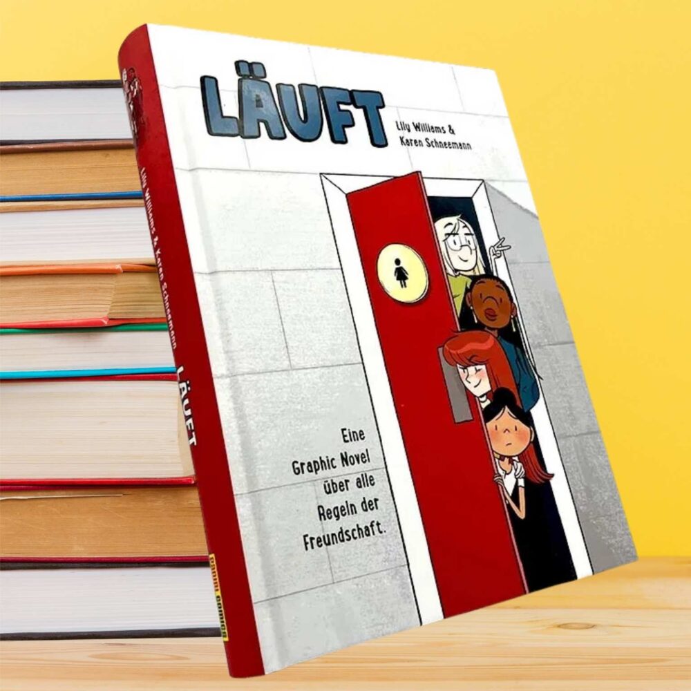 Buch: LÄUFT . 4 Freundinnen starten die rote Revolution
