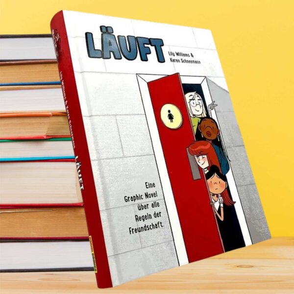 Buch: LÄUFT . 4 Freundinnen starten die rote Revolution