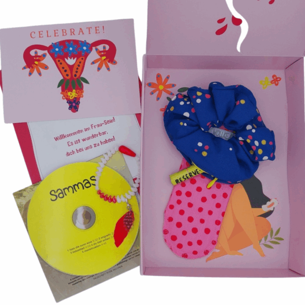 RotPäckchen No 2 . <br>Geschenkbox zum 1sten Zyklus