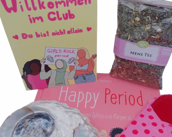 RotPäckchen No 3 . <br>Geschenkbox zum 1sten Zyklus