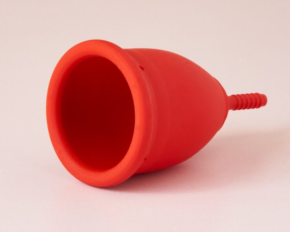 Menstruationstasse aus Silikon