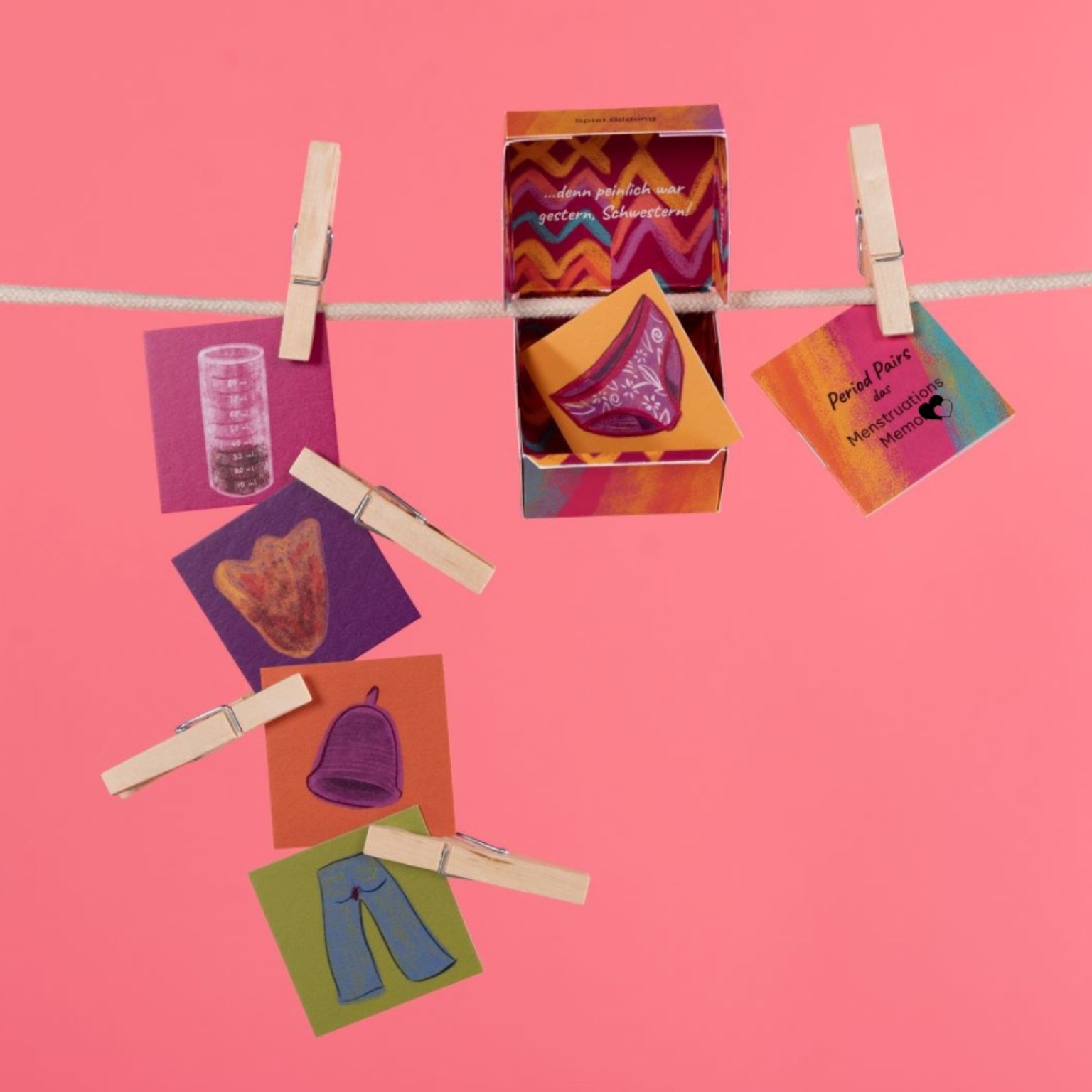 Period Pairs . das Memospiel zur (ersten) Periode