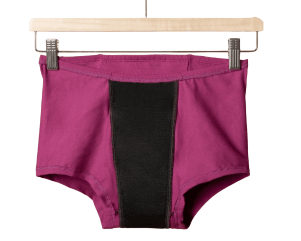 Periodenunterwäsche für Teenager . die Boxershort