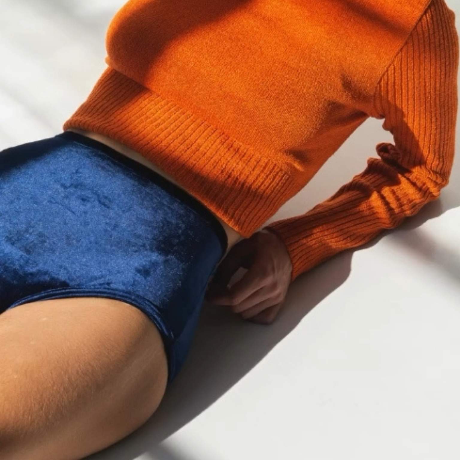 Periodenunterwäsche aus Samt . Brazilian u. Highwaist