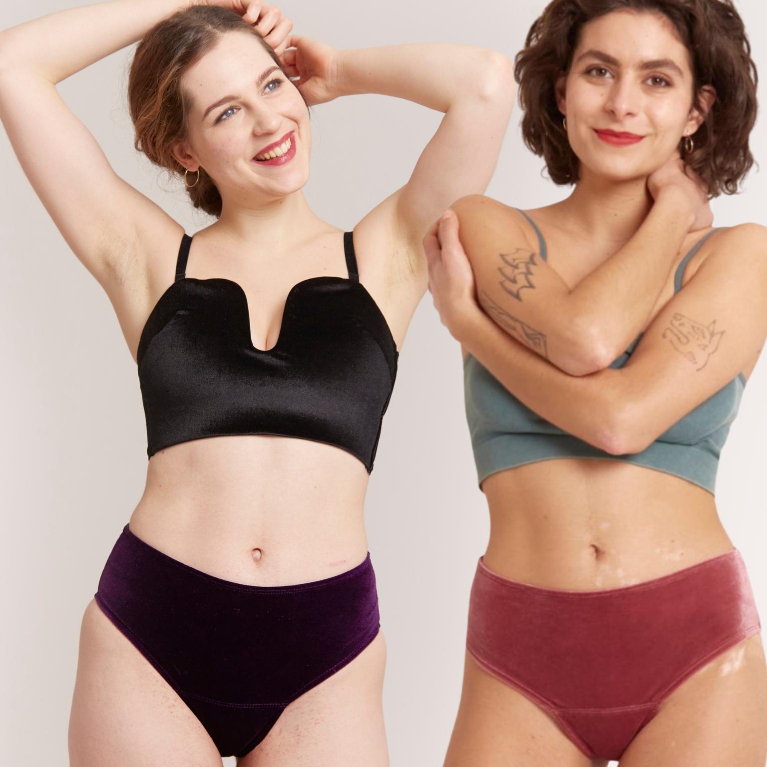 Periodenunterwäsche aus Samt . Brazilian u. Highwaist – Bild 5