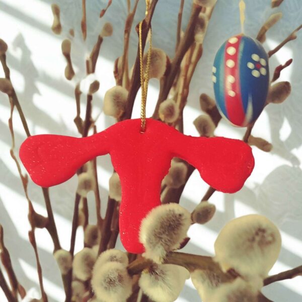 Keksausstecher für Uterus-Cookies