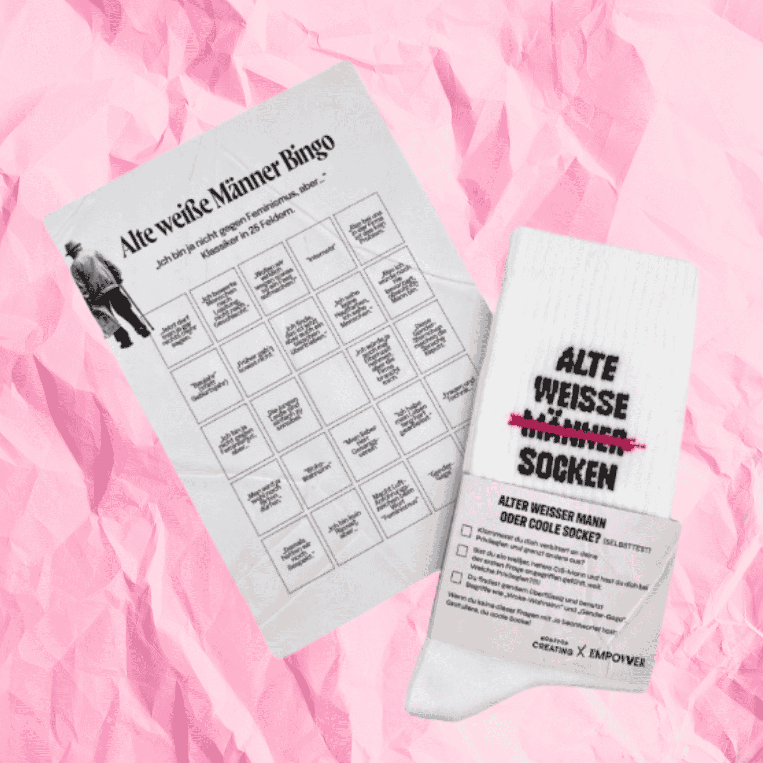 Alte weisse Männer | Feministische Socken – Bild 3