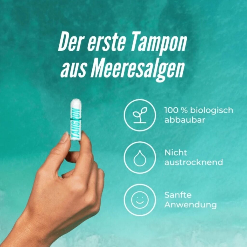 Tangpon Tampons aus Meeresalgen_Rotmarie