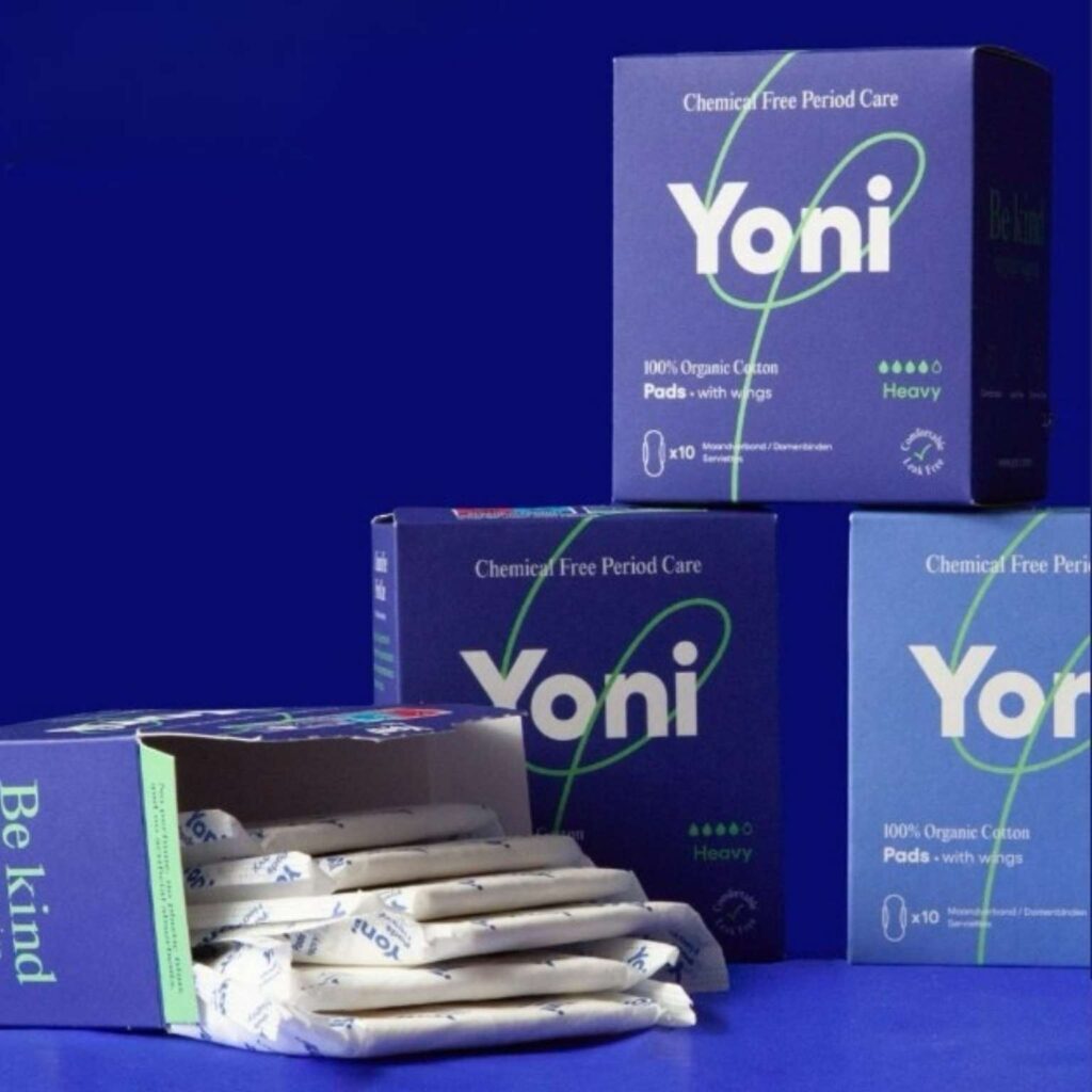 Yoni Bio Baumwoll Binden plastikfrei_Rotmarie