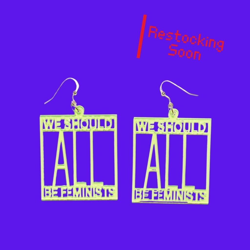 feminist_Ohrringe_restock_Rotmarie