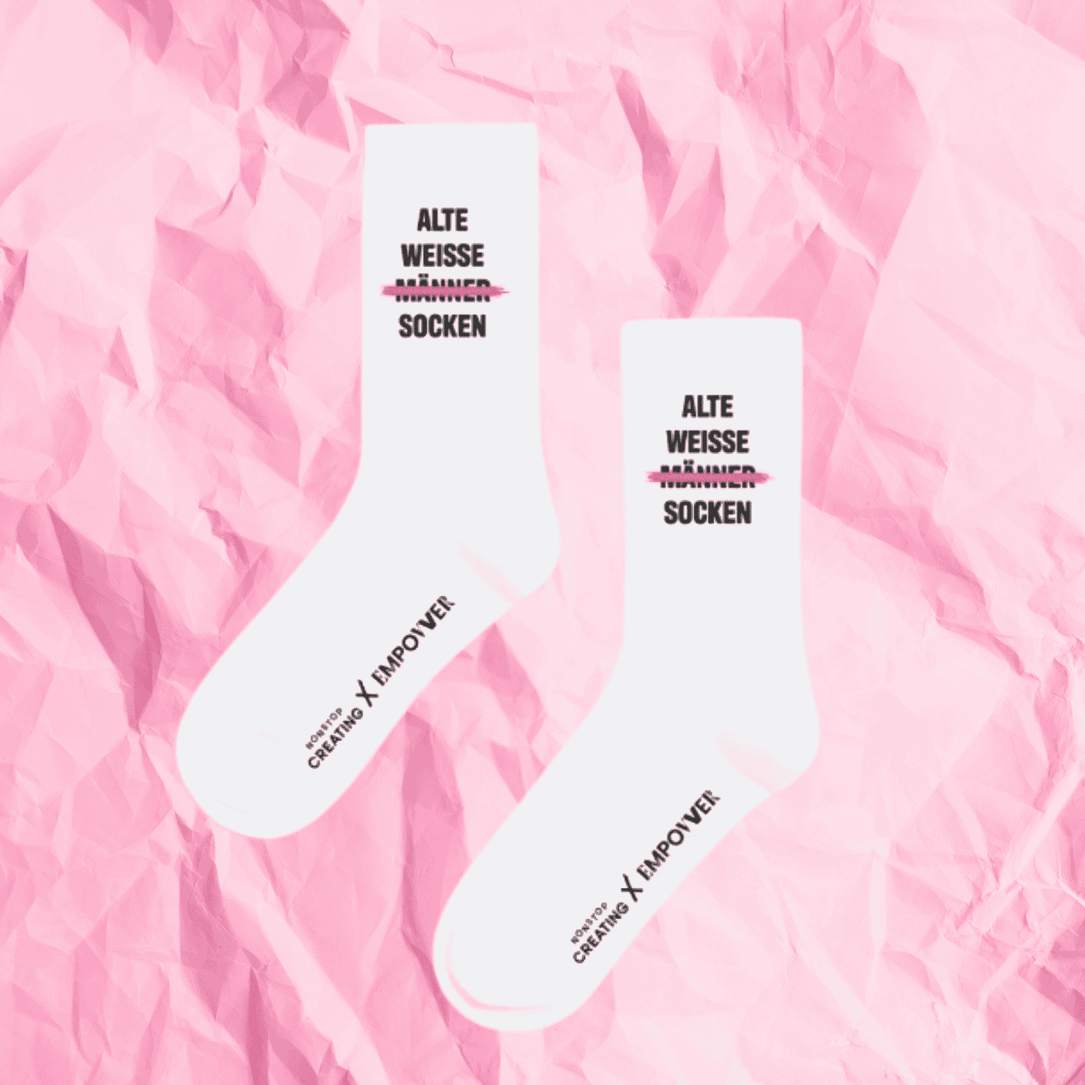 Alte weisse Männer | Feministische Socken – Bild 2