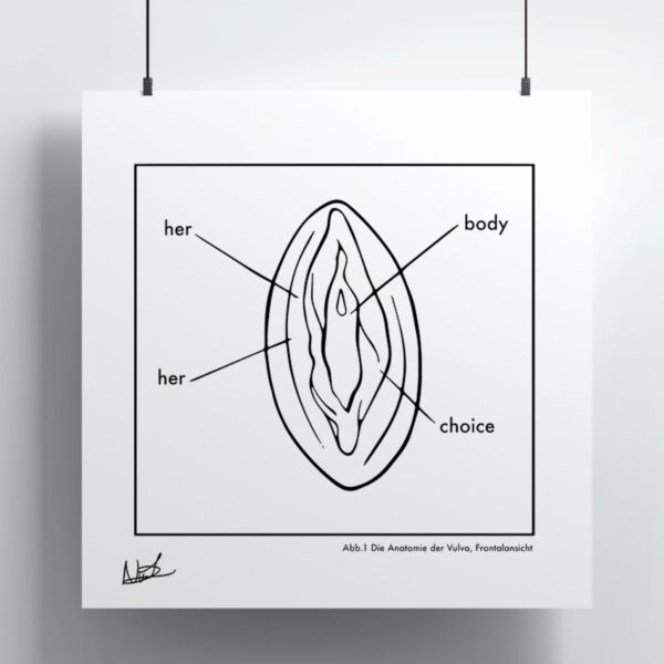 Her Choice . Vulva Print